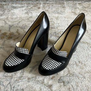 Vegan Chunky Heel Pumps